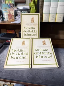 Mekilta de-Rabbi Ishmael 3 Vol. Set HEBREW ENGLISH Judaica Jewish Mechilta PBs - Foto 1 di 12