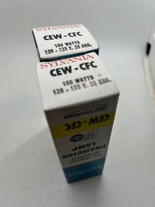 Sylvania Projector Lamp CEW CFC 150w 120v qty two new boxed - Picture 1 of 3
