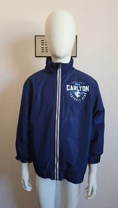 Carlton Blues AFL AFCAL0472 Youth Navy Blue Supporter Jacket Size 6 New - Picture 1 of 5