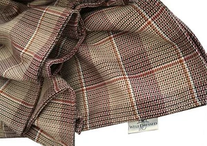 THE WELL DRESSED BED Hunter Tattersall Plaid Throw Blanket 70 x 53 - Picture 1 of 4
