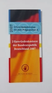 GERMANY 2 Euro Commemorative Coin Card - 2007 - SCHWERIN CASTLE Berlin Mint "A" - Picture 1 of 7