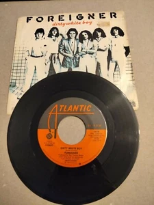 Foreigner - Dirty White Boy / Rev On The Red Line - 1979 Rock 45 EX w/PS - Picture 1 of 1