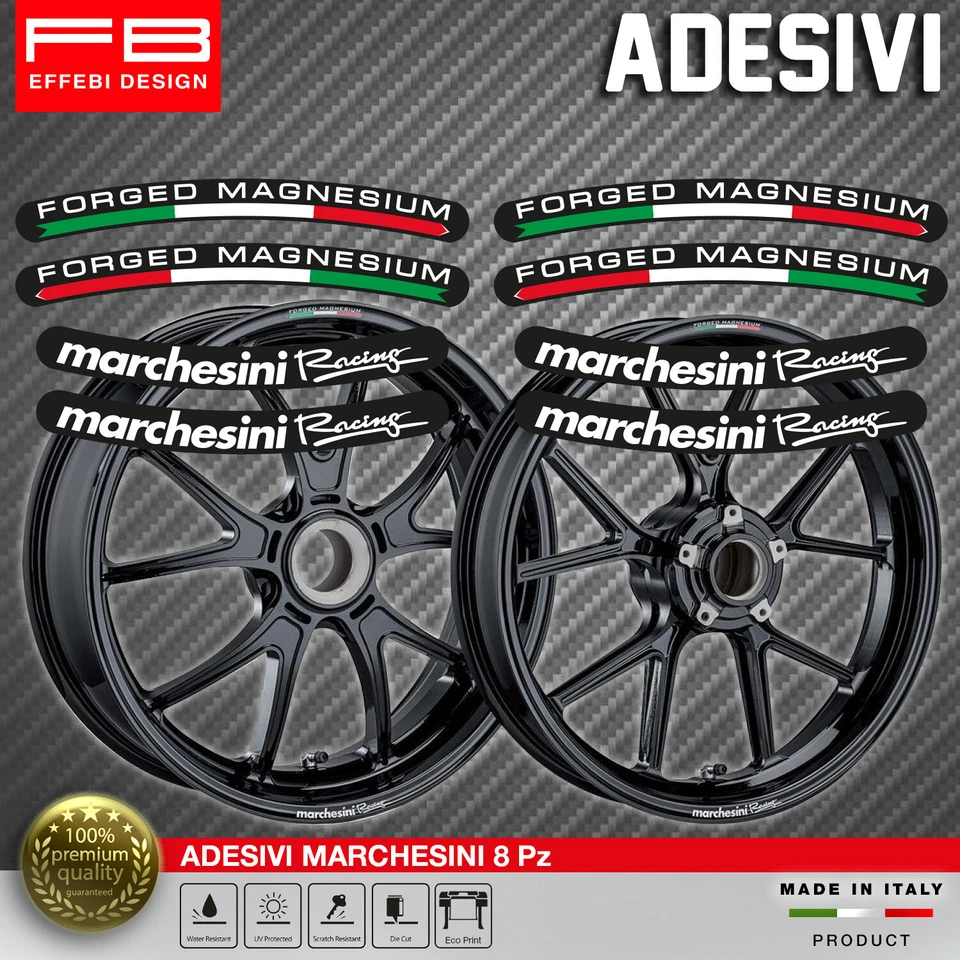Aufkleber Set Marchesini Forged Magnesium Racing Räder Ducati Aprilia - Изображение 1 из 1