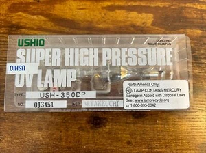 USHIO USH-200DP SUPER HIGH PRESSURE UV SHORT ARC MERCURY LAMP 350W - Picture 1 of 3