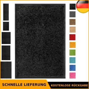 Fußmatte Waschbar Schmutzmatte Türmatte Fußabtreter mehrere Auswahl vidaXL - Bild 1 von 145