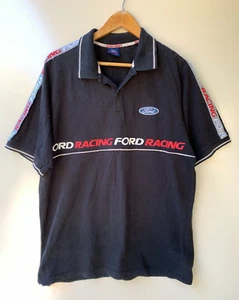 Polo Ford Racing negro V8 Supercars talla XL (se adapta a L) - Imagen 1 de 8