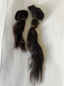 Hair Real cut human virgin women extensions Brown Arab30_33 cm97 gm - Picture 1 of 16