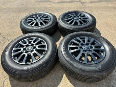 4x 18" Toyota Land Cruiser 1958 Edition OEM Wheels Tires 2024 245/70R18 LIKE NEW - Image 1 of 4