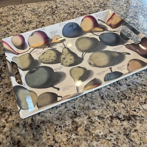 John Derian Target Pear Melamine Large Serving Tray Fall Fruit - NEW - Picture 1 of 12