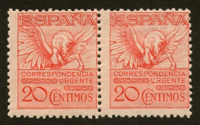 España 1929-1932, Sellos Express - Pegaso, Par, MH OG, CV ~$21-32+ EA Foto 1 de 2