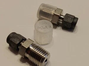 SET BESTEHEND AUS 2 OMEGALOK P316 ( PMI PC-1/4) Verschraubung NEU - Bild 1 von 4