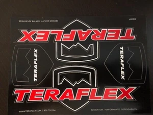 TERAFLEX Suspension 4PC SHEET Decal Sticker offroad overland trails racing - Picture 1 of 1