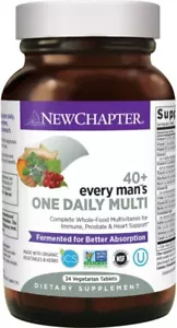 New Chapter Men's 40+ Multivitamin, 24 Tabs, Every Man's One Daily - Picture 1 of 3