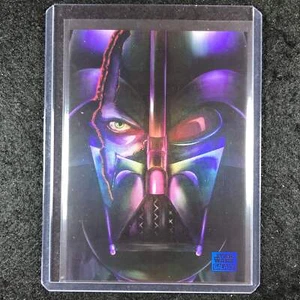 2024 Star Wars Chrome Galaxy DARTH VADER VS AHSOKA TANO Blue 99/150 - Picture 1 of 1