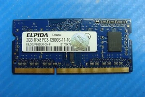 MacBook Pro A1278 Elpida 2Gb Memory Ram So-Dimm pc3-12800s ebj20uf8bdu0-gn - Picture 1 of 2