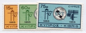 Chipre 257 - 259 MNH OG ¡ENVÍO GRATUITO!! - Imagen 1 de 1