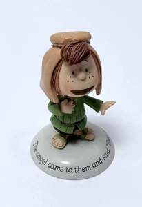Hallmark Peanuts Gallery Peppermint Patty Nativity Figurine Angel Came To Them - Bild 1 von 3