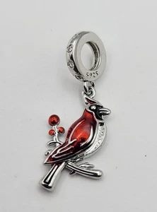 Colgante de plata de ley 925 con dije de cardenal - Imagen 1 de 1