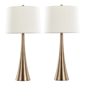 Silver Orchid Alba 29" Metal Table Lamp (Set of 2) - Picture 1 of 5