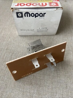 1978 Dodge B100 200 300 Van Motorhome NOS MoPar A/C Heater BLOWER MOTOR RESISTOR - Image 1 of 4