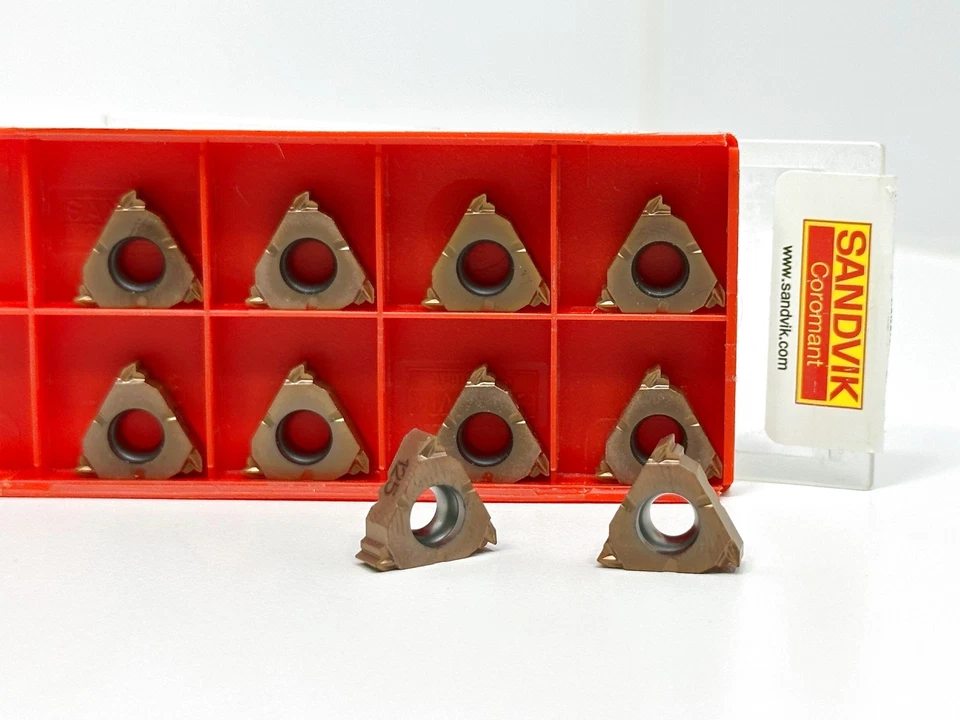 SANDVIK 266RG-16MM01C125M nuevos insertos de roscado de carburo grado 1125 10 un. Foto 1 de 2