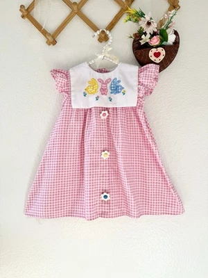 Винтажный Avon стиль кролика платье размер 2T - Изображение 1 из 4