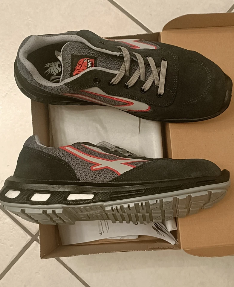 U-Power S3 SRC Scarpe Antinfortunistiche, Taglia 44 - Nere