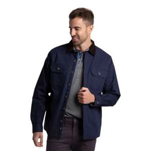Tailor Vintage Stretch Canvas Sherpa Lined Jacket Size LG Barn Farm Everyday - Picture 1 of 7