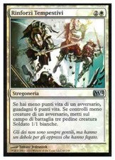MTG-Timely Reinforcements-Timely Reinforcements-m12 Foil 40/249 ITA #nsf3