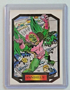 Tarjeta coleccionable 1987 Marvel Colossal Conflicts serie 2 Annihilus #3 EX A374 - Imagen 1 de 2