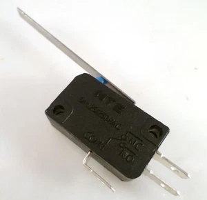 NTE V3LL3A Long Lever Micro Switch 3A 125/250V SPNC OM0606 - Imagen 1 de 4