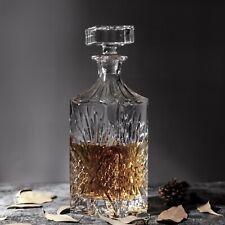 Whiskey Decanter, 28oz/750ml, Diamond, with Glass Stopper