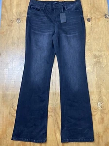 NWT Zenana Flare Jean 34 Black Tall High Waisted 34x34 - Picture 1 of 11