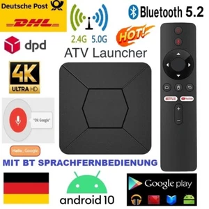 2025 Android Tv Box 14 ATV 4K HDR Dual WIFI6 YouTube + Apps 5,2 BT TOP OVP NEU - Bild 1 von 17