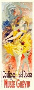 Hinter den Kulissen der Oper im Grevin Museum Tänzerinnen Werbeplakat Kunst - Bild 1 von 1