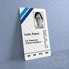 Insigne d'identification Area 51 | Insigne d'identification Bob Lazar | OVNI | Roswell | Cartes d'identité cosplay