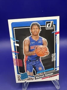 Marcus Sasser #222 - RC - 2023-24 Donruss Basketball Rated Rookie PISTONS - Picture 1 of 5