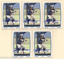 CLAUDIO CUSTODIO Signed/Autographed 2012 BOWMAN CARD New York Yankees BP22 w/COA