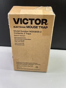 Victor M250BSR-2 Indoor Electronic Humane Mouse Trap - 2 pack Open Box - Picture 1 of 3
