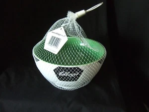 Cuenco de fútbol coleccionable Black Kellogg's 2004 nuevo con etiqueta retro vintage - Imagen 1 de 7