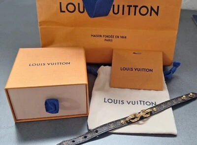 Louis Vuitton Armband Bracelet Twist The Chain M6529F Monogram Bangle Full Set  - Bild 1 von 4