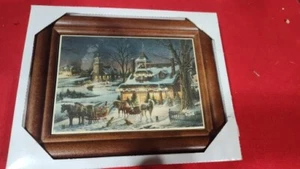 Terry Redlin Wooden Jewelry Trinket Box Hadley collection" 8.75" Horses (B31. - Picture 1 of 5