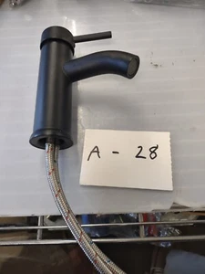 Schwarzer Badezimmerwasserhahn brandneu - Bild 1 von 7