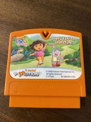 VTech VSmile Dora The Explorer Dora's Fix-it Adventure Learning System Game - Image 1 of 2