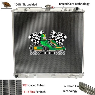Aluminum Radiator For 2005-2018 2016 Nissan Frontier Pathfinder Xterra 4.0L 5.6L - Image 1 of 4