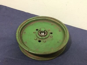 John Deere 110/112 Flat Fender Idler Pulley w/ Bolt - Picture 1 of 5