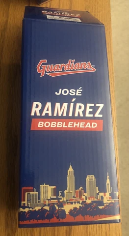 Jose Ramirez Cleveland Guardians 2022 Bobblehead Brand New Cover