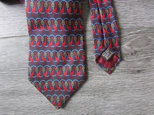 Corbata de seda pura con patrón de animal de jirafa de Austin Reed - Imagen 1 de 5