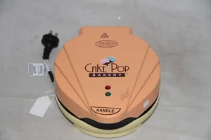 Nostalgia Electrics Cake Pop Bakery Kit Donut Hole Maker JFD100 Orange Yellow M - Picture 1 of 9