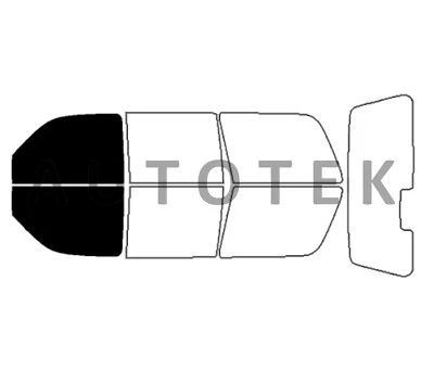 预切胶片前双门窗任何色调适用于凯迪拉克凯雷德 1999 - 2002 — 第 1/4 张图片